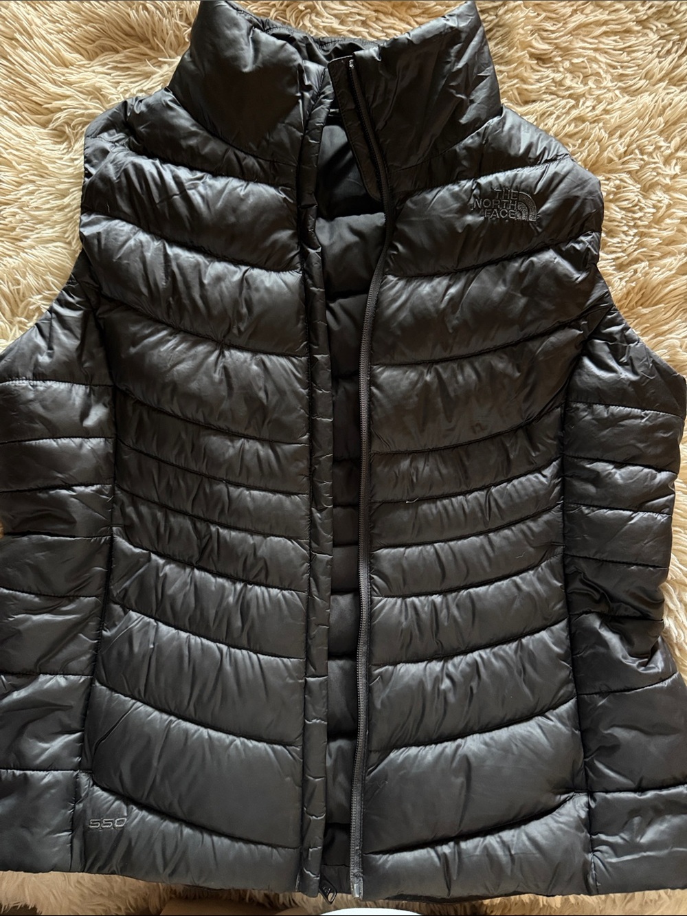 The North Face Women's Black Quilted 550 Down Puffer Jacket